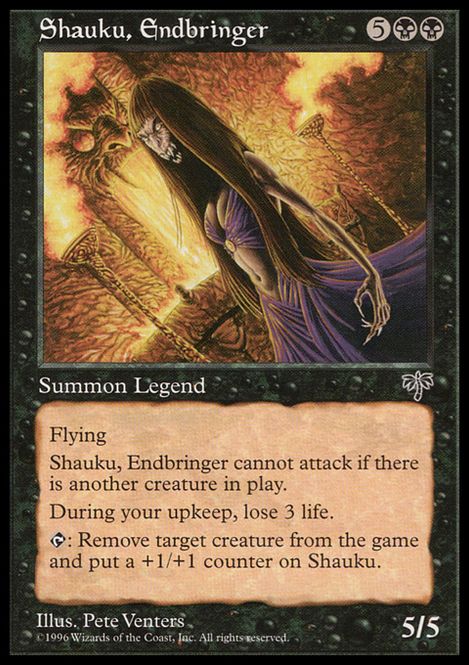 Hovedbilde Shauku, Endbringer
