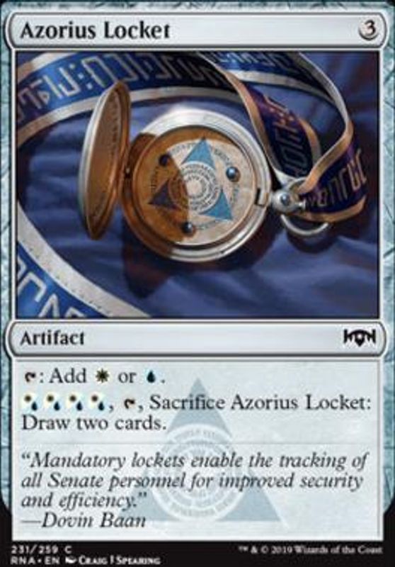 Azorius Locket (foil)