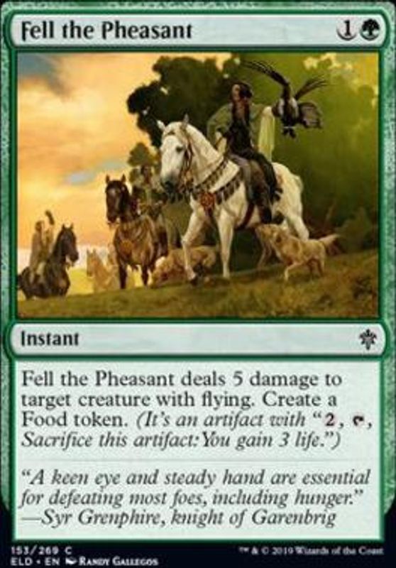 Fell the Pheasant (foil)