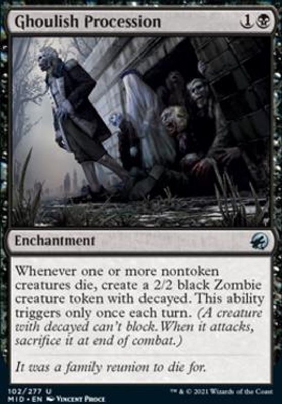 Ghoulish Procession (foil)