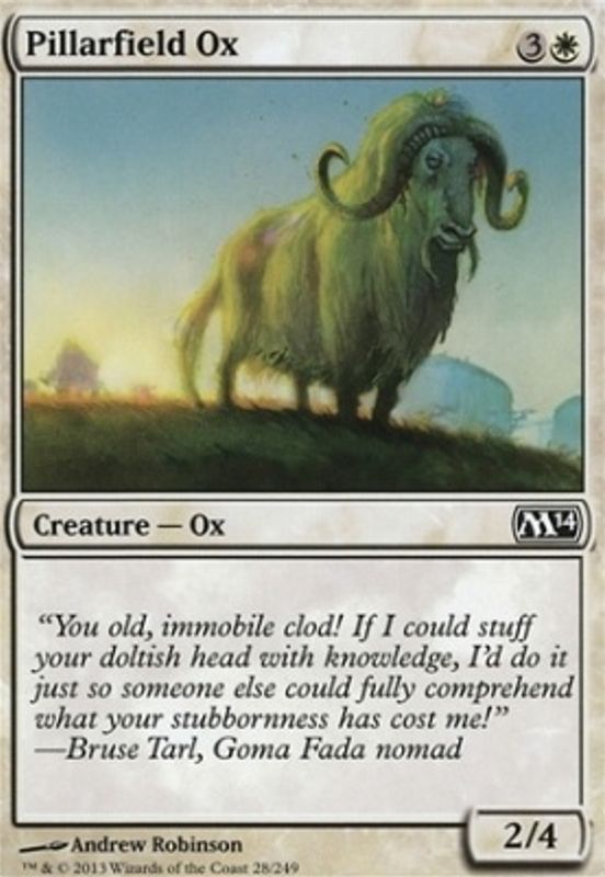 Pillarfield Ox