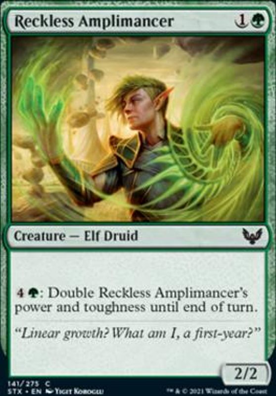 Reckless Amplimancer (foil)