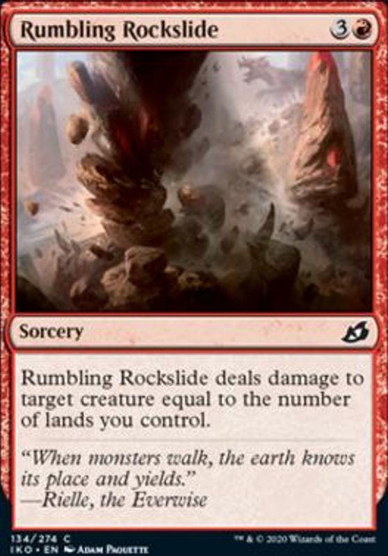Rumbling Rockslide (foil)