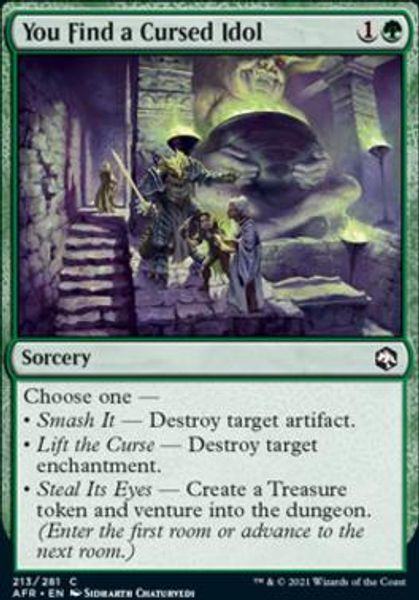 Hovedbilde You Find a Cursed Idol (foil)