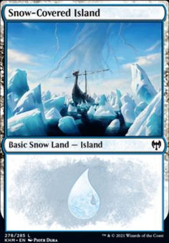 Snow-Covered Island (278) (foil)