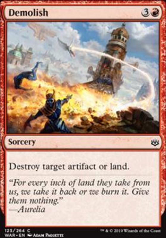 Demolish (foil)