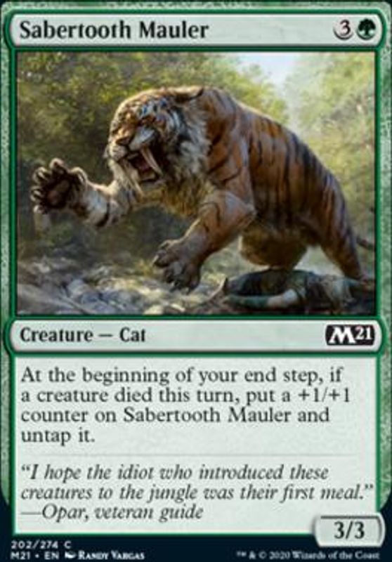 Sabertooth Mauler (foil)