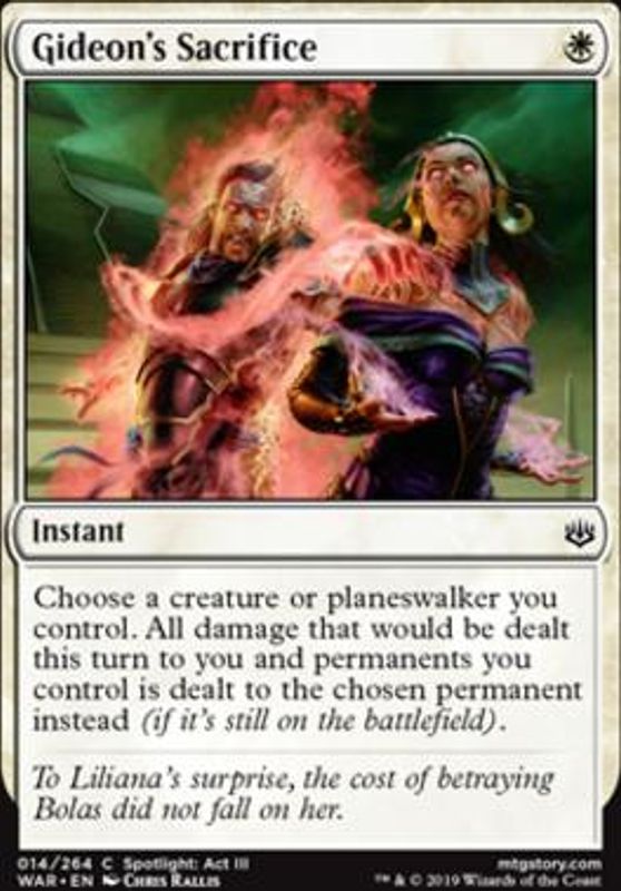 Gideon's Sacrifice (foil)
