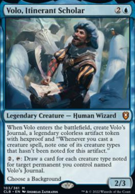 Volo, Itinerant Scholar