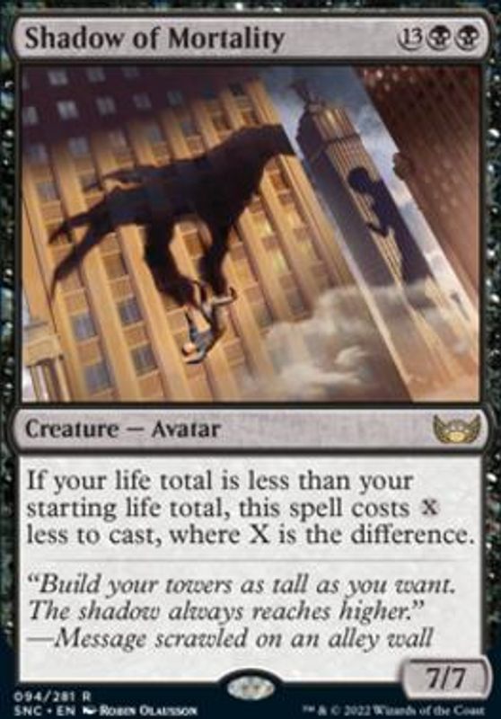 Shadow of Mortality (foil)