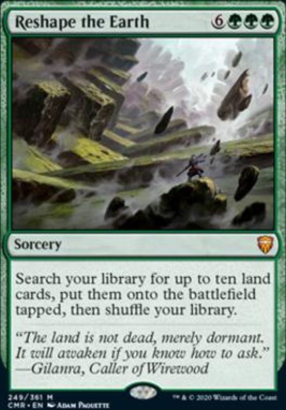 Reshape the Earth (foil)