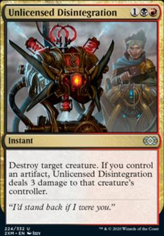 Unlicensed Disintegration (foil)