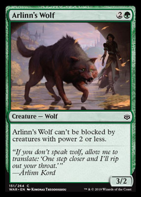Arlinn's Wolf (foil)