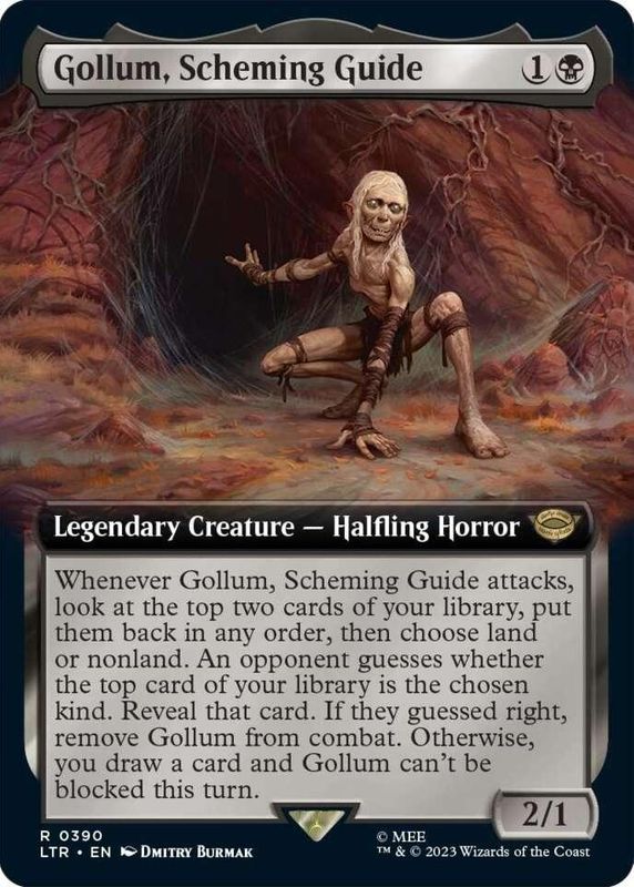 Gollum, Scheming Guide (Extended Art) (foil)