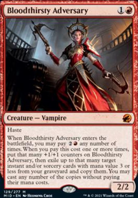 Bloodthirsty Adversary (foil)