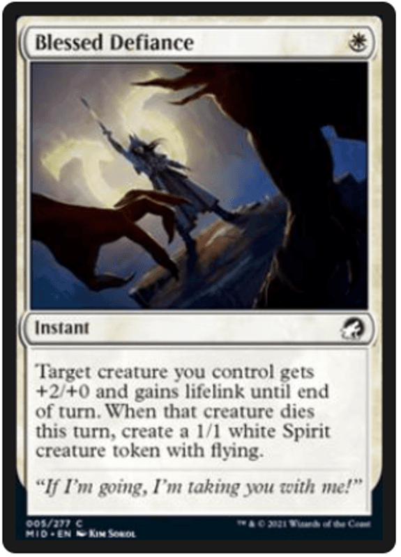 Blessed Defiance (foil)