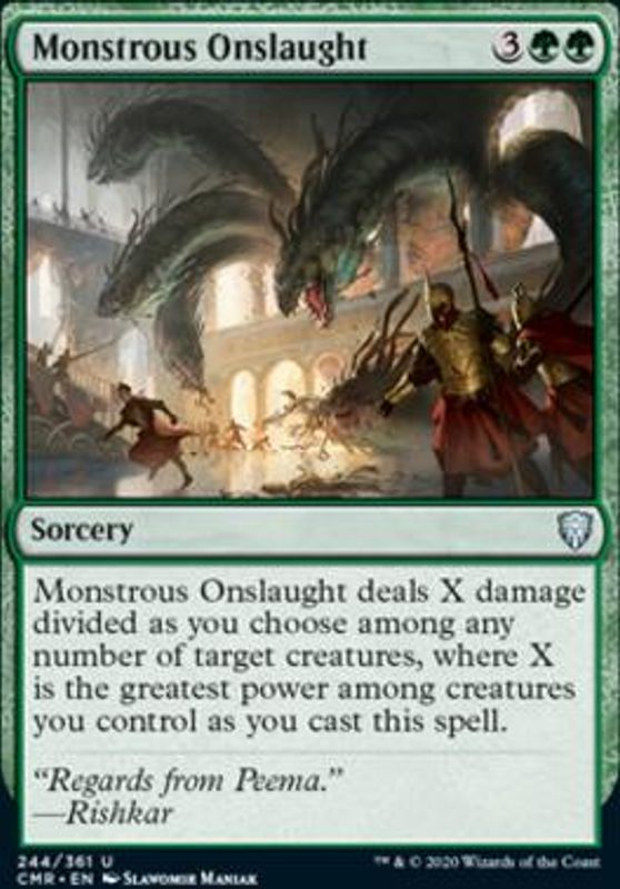 Monstrous Onslaught (foil)