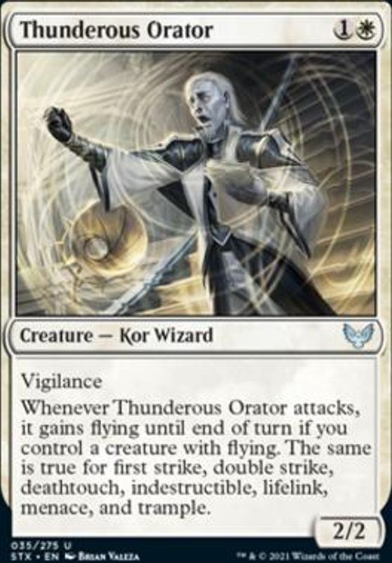 Thunderous Orator (foil)