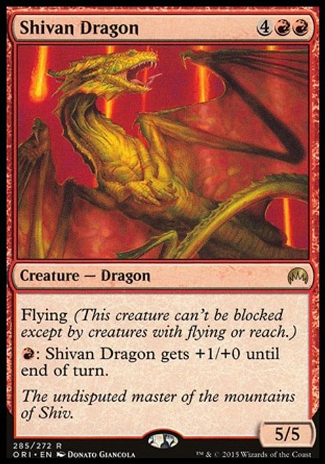 Hovedbilde Shivan Dragon