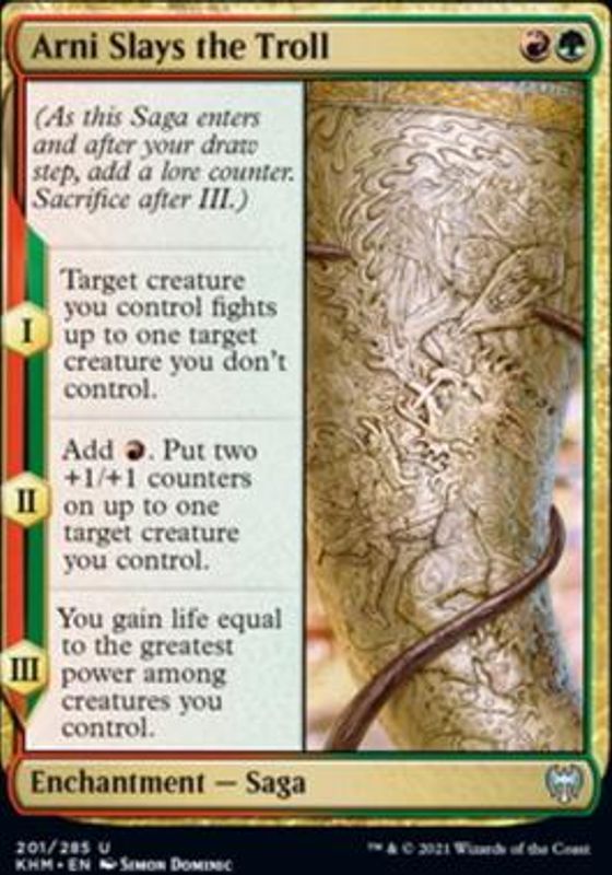 Arni Slays the Troll