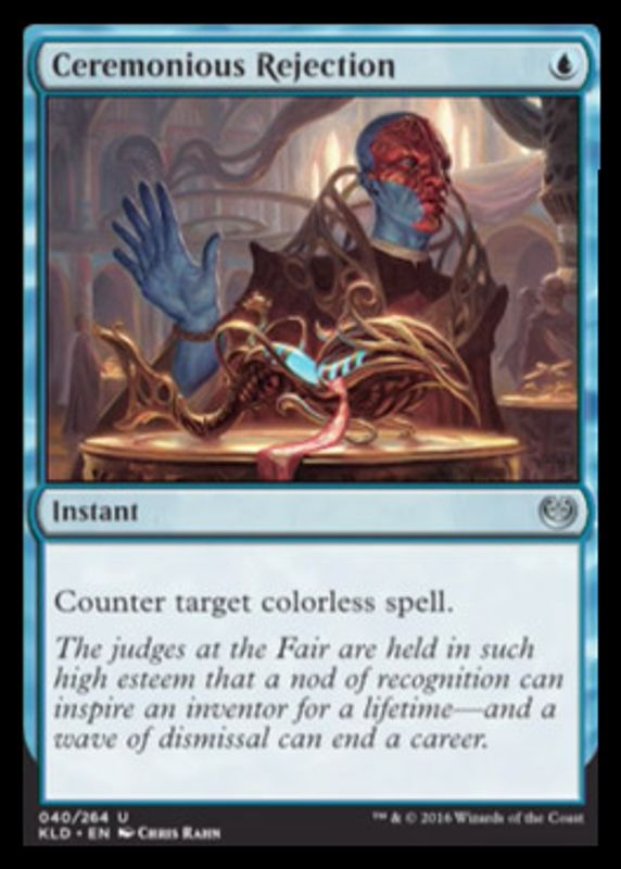 Ceremonious Rejection