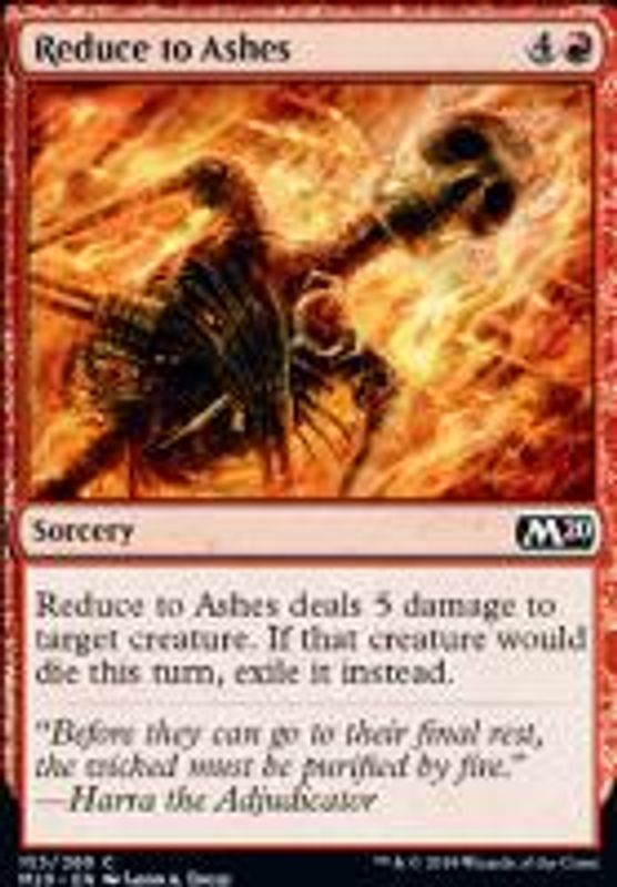 Reduce to Ashes (foil)