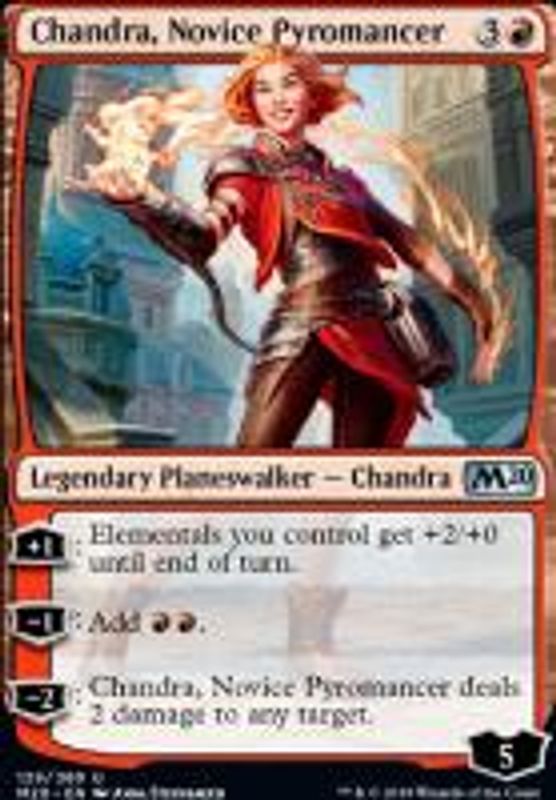 Chandra, Novice Pyromancer (foil)