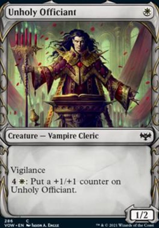 Unholy Officiant (Showcase) (foil)