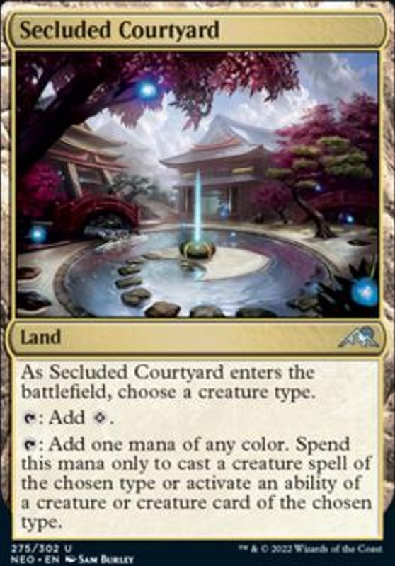 Secluded Courtyard (foil)