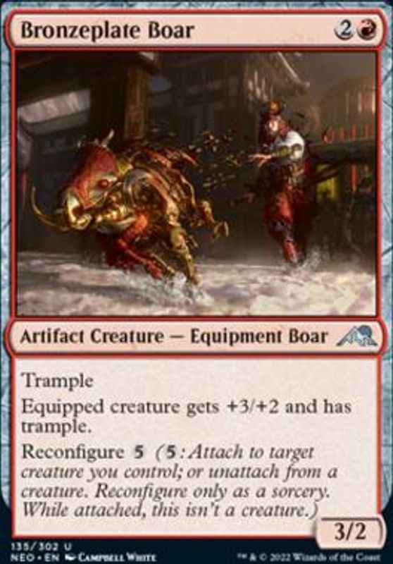 Bronzeplate Boar (foil)