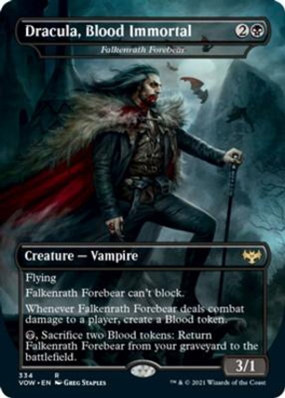 Falkenrath Forebear (Dracula, Blood Immortal) (foil)