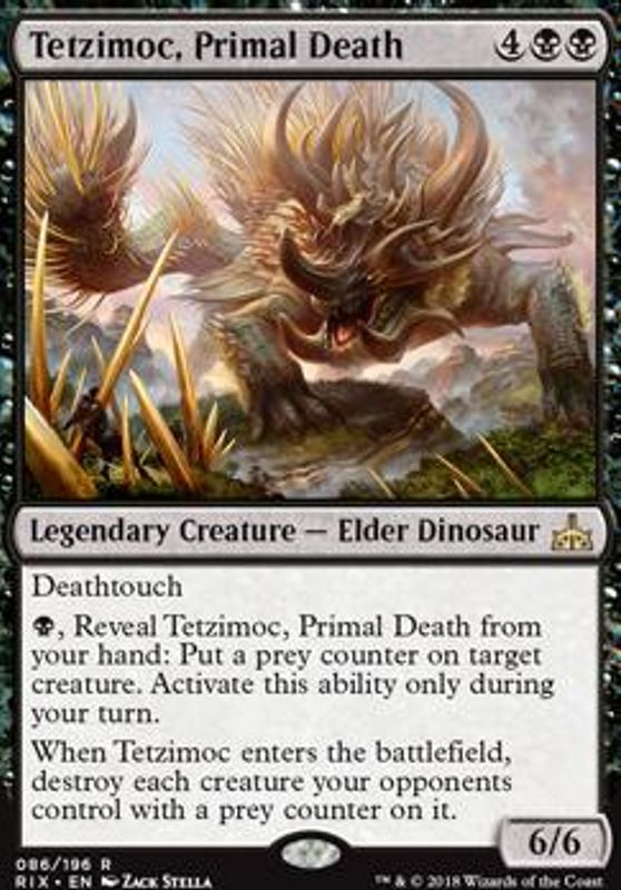 Tetzimoc, Primal Death