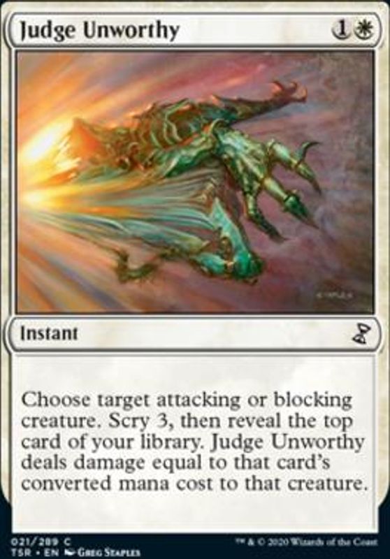 Judge Unworthy (foil)