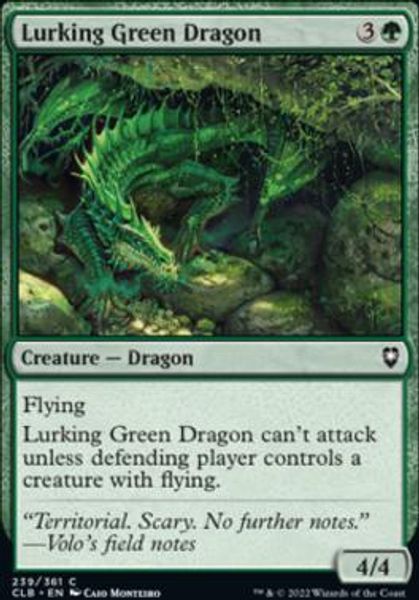 Hovedbilde Lurking Green Dragon (foil)