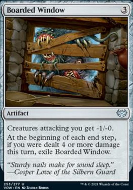 Boarded Window (foil)