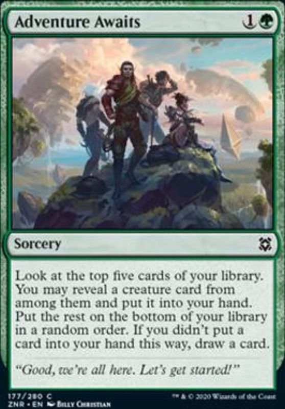 Adventure Awaits (foil)