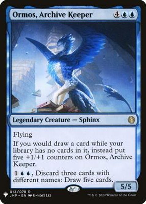 Hovedbilde Ormos, Archive Keeper