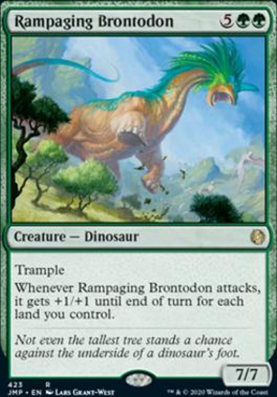 Rampaging Brontodon