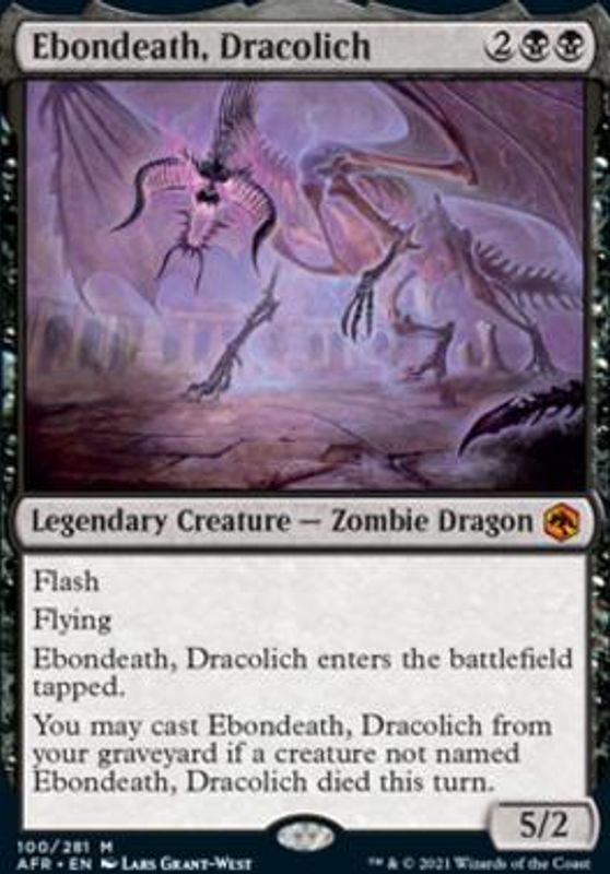 Ebondeath, Dracolich (foil)