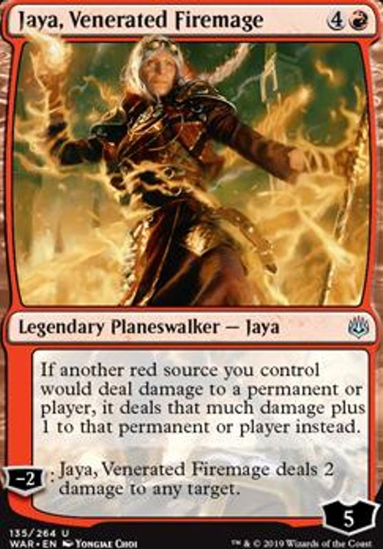 Jaya, Venerated Firemage (foil)