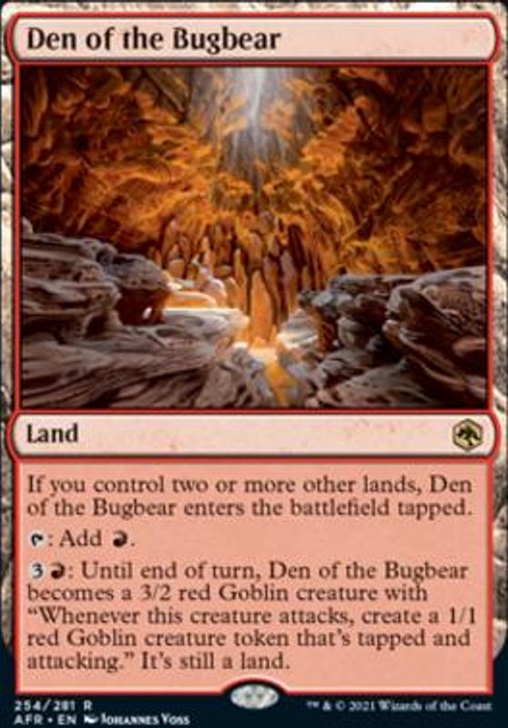 Den of the Bugbear (foil)