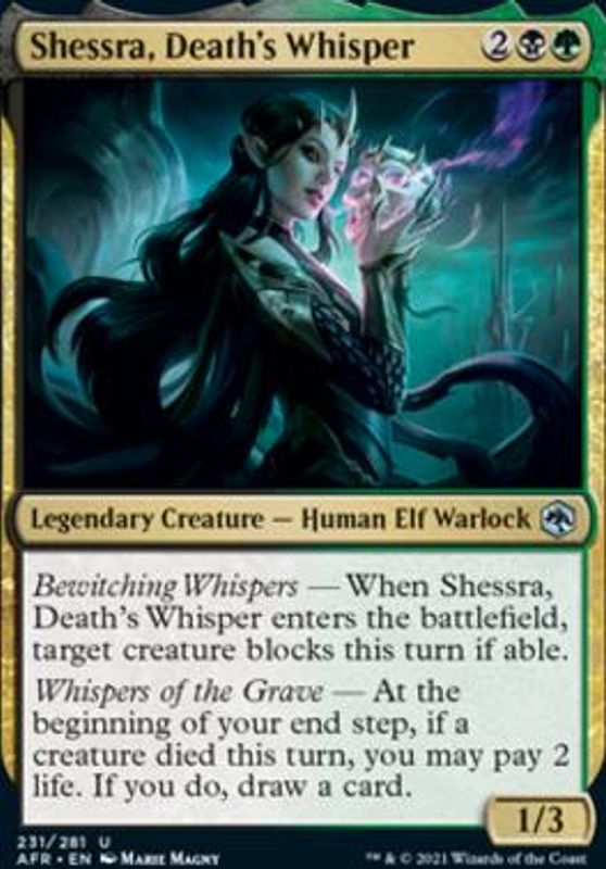 Shessra, Death's Whisper (foil)