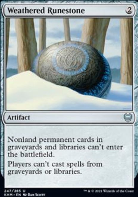 Hovedbilde Weathered Runestone (foil)