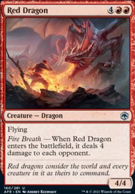 Hovedbilde Red Dragon (foil)