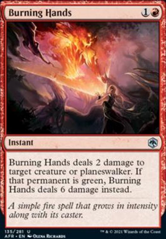 Burning Hands (foil)