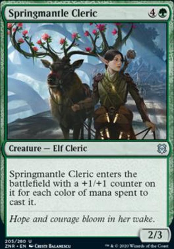 Springmantle Cleric (foil)