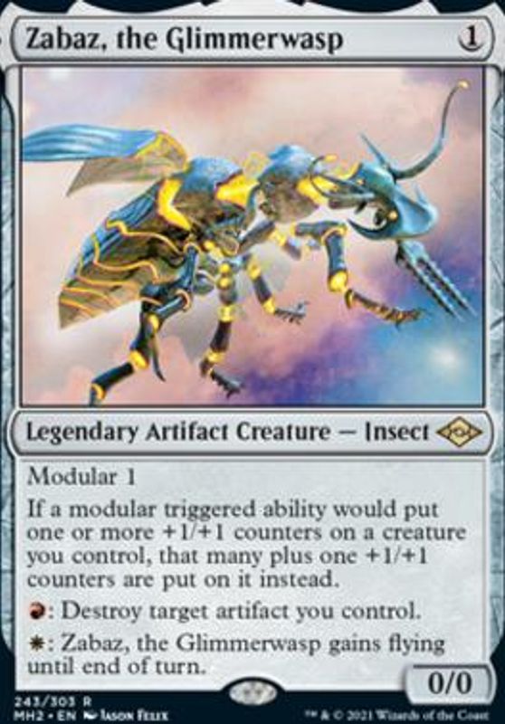 Zabaz, the Glimmerwasp (foil)