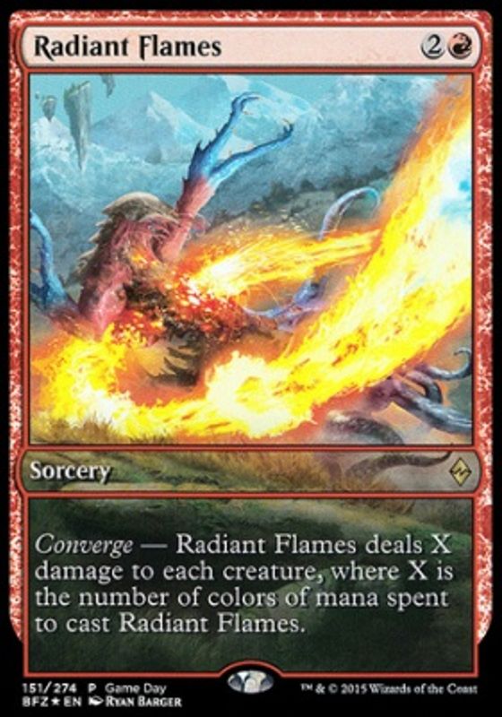 Radiant Flames (Game Day Extended Art Foil)