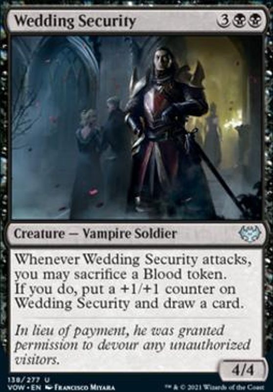 Wedding Security (foil)