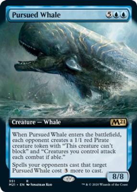 Pursued Whale (Extended Art)